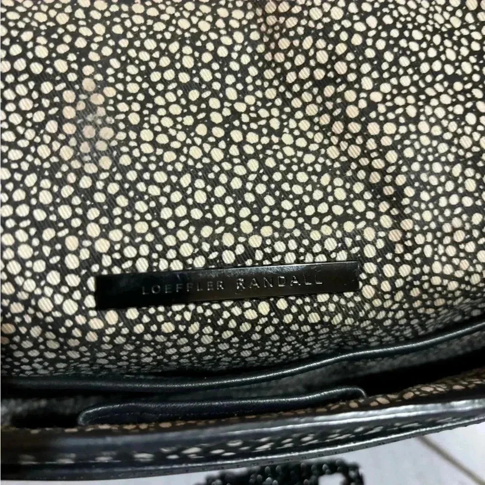 Loefffler Randall Python Embossed Leather Crossbo… - image 5
